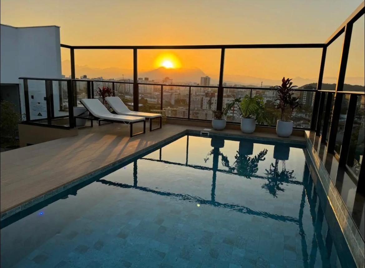 Apartamento Joinville Saguacu - Piscina Incrivel Eksteriør bilde