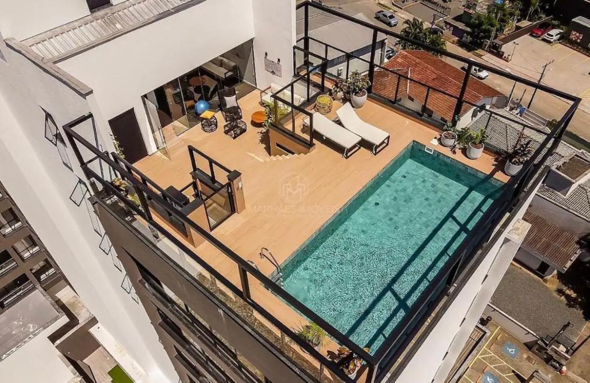 Apartamento Joinville Saguacu - Piscina Incrivel Eksteriør bilde