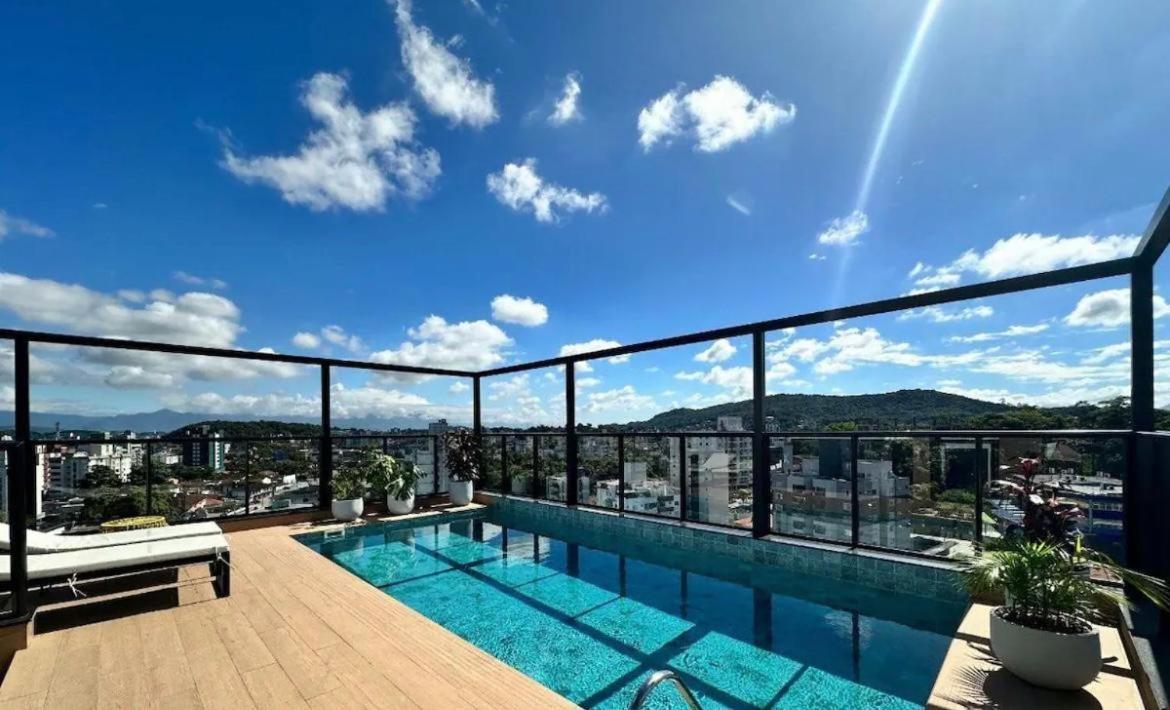 Apartamento Joinville Saguacu - Piscina Incrivel Eksteriør bilde